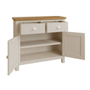 Rutland Dove Grey 2 Doors 2 Drawers Sideboard by Lavishway | Sideboards-31384