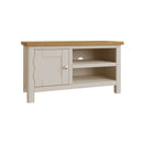Rutland Oak Top TV Unit in Dove Grey by Lavishway | TV Units Cabinets-36479