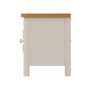 Rutland Oak Top TV Unit in Dove Grey by Lavishway | TV Units Cabinets-36482
