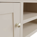 Rutland Oak Top TV Unit in Dove Grey by Lavishway | TV Units Cabinets-36484