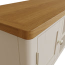 Rutland Oak Top TV Unit in Dove Grey by Lavishway | TV Units Cabinets-36483