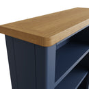 Rutland Oak Top Small Wide Bookcase by Lavishway | Book Shelves and Cabinets-33782