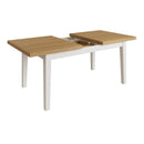 Rutland Oak Top Extendable Large Dining Table by Lavishway | Dining Tables-36531