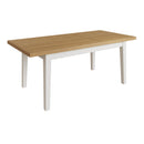 Rutland Oak Top Extendable Large Dining Table by Lavishway | Dining Tables-36530
