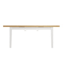 Rutland Oak Top Extendable Large Dining Table by Lavishway | Dining Tables-36534