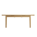 Oregon Oak Extendable Wooden Dining Table by Lavishway | Dining Tables-31861