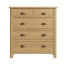 Oregon Oak 2 Over 3 Chest of Drawers by Lavishway | Chest Of Drawers-31841
