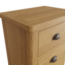 Oregon Oak 5 Drawers Narrow Chest by Lavishway | Chest Of Drawers-31830