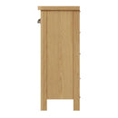 Oregon Oak 2 Baskets Unit Side Table by Lavishway | Hallway Cabinets-31800