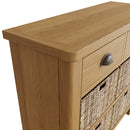 Oregon Oak 2 Drawer 4 Basket Unit Cabinet by Lavishway | Hallway Cabinets-31775