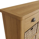 Oregon Oak 6 Baskets Unit Cabinet by Lavishway | Hallway Cabinets-31755