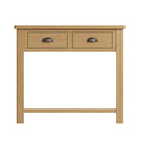 Oregon Oak 2 Drawers Console Table by Lavishway | Hallway Console Table-31744