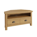 Oregon Oak 2 Drawers Corner TV Unit by Lavishway | TV Units Cabinets-36228