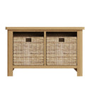 Oregon Solid Oak Wood Hall Bench by Lavishway | Benches & Storage Benches-31713