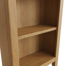 Oregon Rustic Oak Finish Large Bookcase by Lavishway | Book Shelves and Cabinets-36240