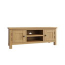 Oregon Oak Large 2 Open Shelves TV Unit by Lavishway | TV Units Cabinets-31705