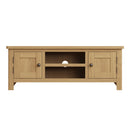 Oregon Oak Large 2 Open Shelves TV Unit by Lavishway | TV Units Cabinets-31706