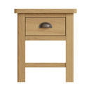 Oregon Oak 1 Drawer Lamp Table by Lavishway | Side Tables-31722
