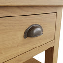 Oregon Oak 1 Drawer Lamp Table by Lavishway | Side Tables-31720