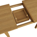 Oregon Oak Extendable Wooden Dining Table by Lavishway | Dining Tables-31856