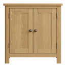 Oregon Oak Small 2 Doors Hallway Sideboard by Lavishway | Sideboards-31613