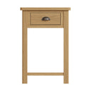 Oregon Oak 1 Drawer Telephone Table by Lavishway | Side Tables-31655