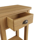 Oregon Oak 1 Drawer Telephone Table by Lavishway | Side Tables-31659
