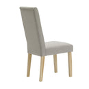 Modern Roma Fabric Dining Chair Set of 2 by Lavishway | Dining Chairs-35246