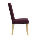 Modern Roma Fabric Dining Chair Set of 2 by Lavishway | Dining Chairs-35241