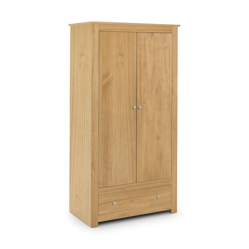 Radley 2 Doors & 1 Drawer Wardrobe by Lavishway | Wardrobe-61194