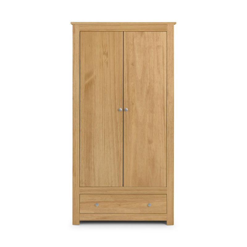 Radley 2 Doors & 1 Drawer Wardrobe by Lavishway | Wardrobe-61197