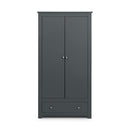 Radley 2 Doors & 1 Drawer Wardrobe by Lavishway | Wardrobe-61196