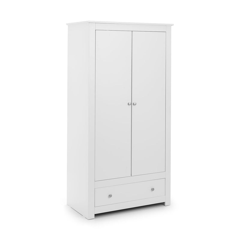 Radley 2 Doors & 1 Drawer Wardrobe by Lavishway | Wardrobe-61195