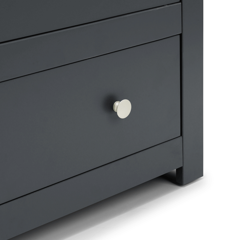 Radley Anthracite Finish 4 Drawers Chest by Lavishway | Chest Of Drawers-61132