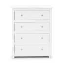 Radley Surf White Finish 4 Drawers Chest by Lavishway | Chest Of Drawers-61125