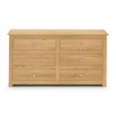 Radley Waxed Pine Finish 6 Drawers Chest by Lavishway | Chest Of Drawers-61114