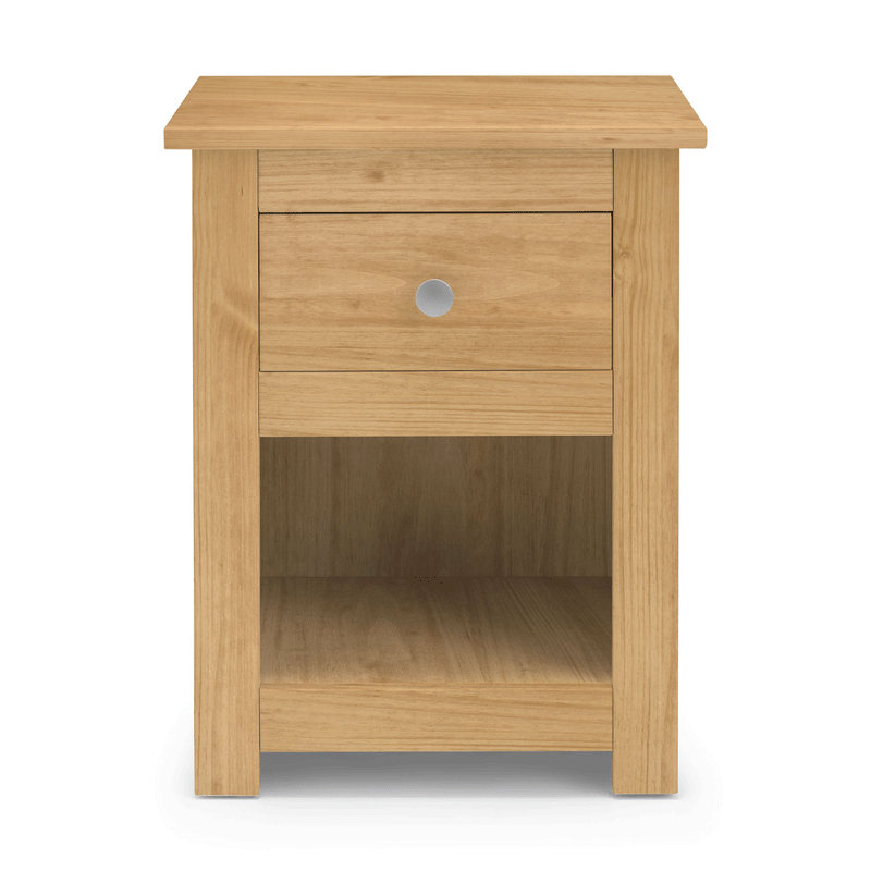 Radley Waxed Pine Effect Bedside Table by Lavishway | Bedside Tables-61079