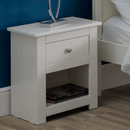 Radley Surf White Finish Bedside Table by Lavishway | Bedside Tables-61080