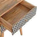 Rafina Solid Wood 2 Drawers Bedside Table by Lavishway | Bedside Tables-57774