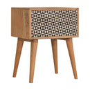 Rafina Solid Wood 2 Drawers Bedside Table by Lavishway | Bedside Tables-57772