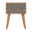 Rafina Solid Wood 2 Drawers Bedside Table by Lavishway | Bedside Tables-57773