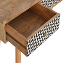 Rafina Solid Wood 3 Drawers Console Table by Lavishway | Hallway Console Table-57742