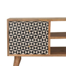 Rafina Solid Wood Printed 4 Drawers TV Unit by Lavishway | TV Units Cabinets-57728