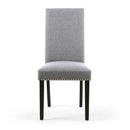 Randall Linen Fabric Dining Chair in Pair by Lavishway | Dining Chairs-27410