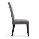 Randall Linen Fabric Dining Chair in Pair by Lavishway | Dining Chairs-27412