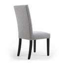 Randall Linen Fabric Dining Chair in Pair by Lavishway | Dining Chairs-27414