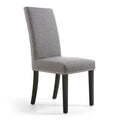 Randall Linen Fabric Dining Chair in Pair by Lavishway | Dining Chairs-27405