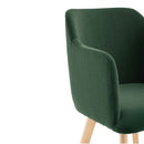 Rander Velvet Armchair (Set of 2) by Lavishway | Armchairs-24258