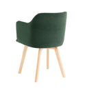 Rander Velvet Armchair (Set of 2) by Lavishway | Armchairs-24257