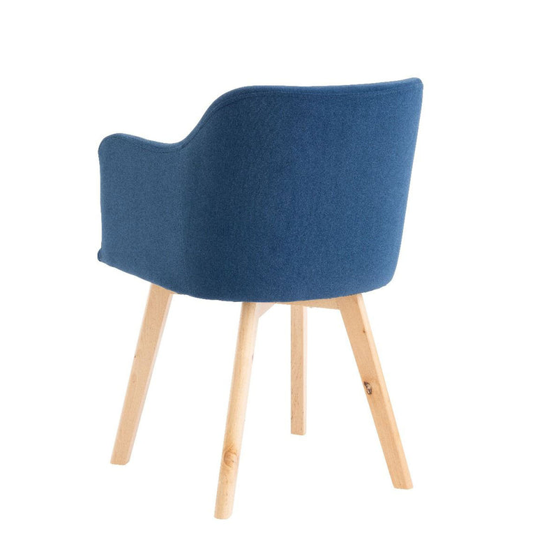 Rander Velvet Armchair (Set of 2) by Lavishway | Armchairs-24255